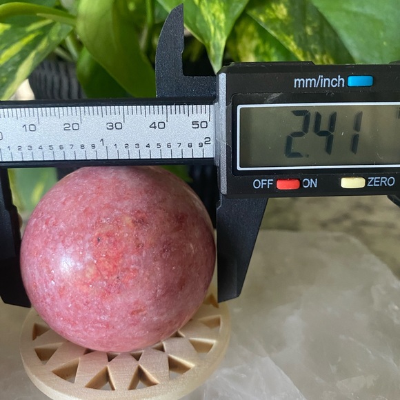 Thulite Sphere - Picture 2 of 5